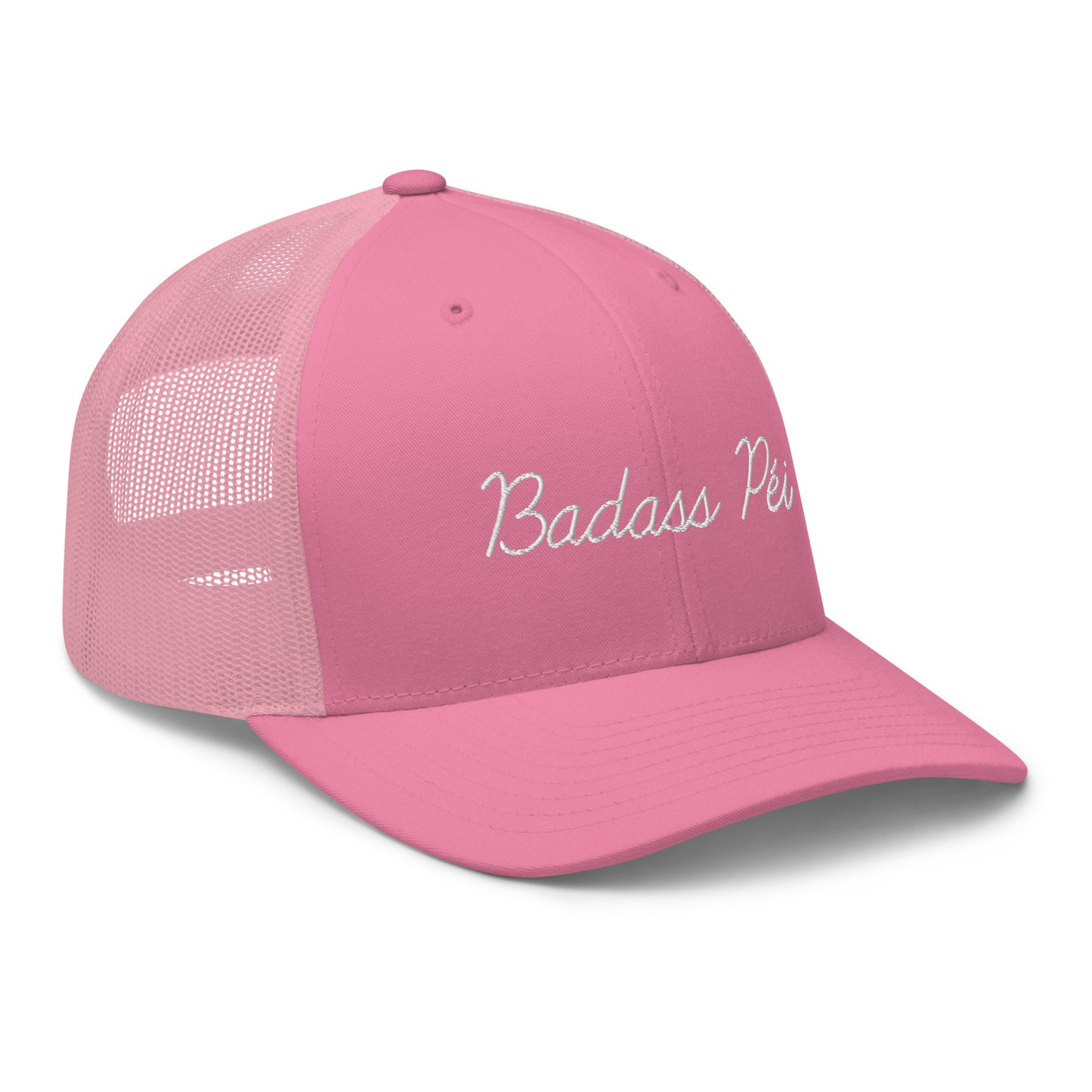 Casquette Badass Péi rose